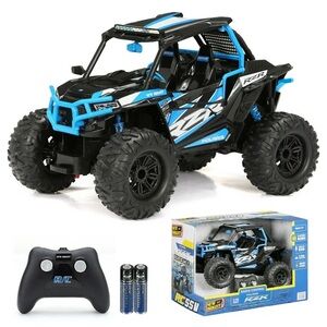 New Bright (1:14) Polaris RZR Battery Remote Control Blue ATV, 1475U-2B Child